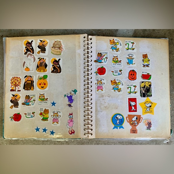 c. 1981 Vtg Spiral Bound Sticker Collection Album - Picture 8 of 16